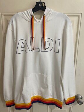 Aldi Gear Capsule Collection Sweatshirt‎ Hoodie Size Medium UNISEX Pullover